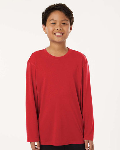 AllPro Youth Pro-Lock Performance Long Sleeve T-Shirt 48400Y #colormdl_Red