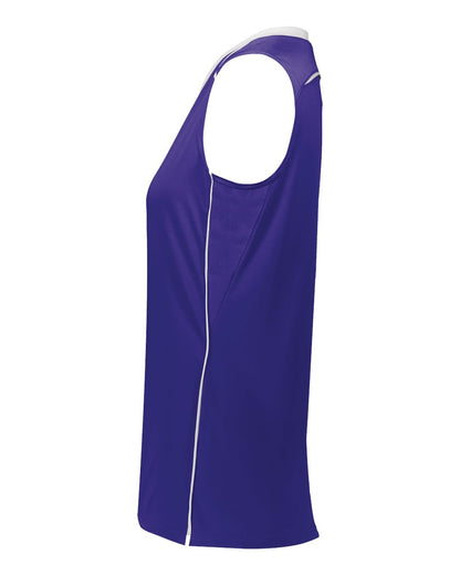 Augusta Sportswear Girls' Rover Jersey 1688 #color_Purple/ White