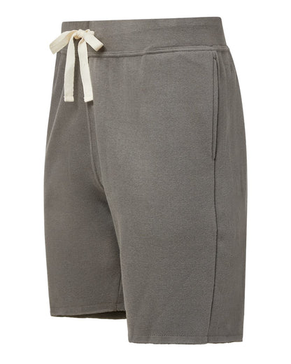 MV Sport Unisex Vintage Fleece Shorts 22743 #color_Vintage Granite