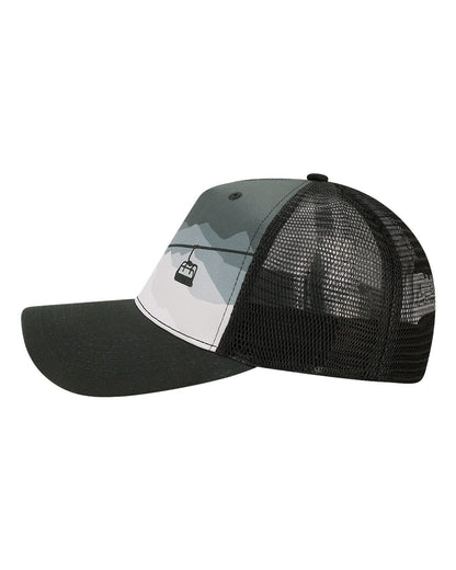 LOCALE Trucker Cap 5PTKR #color_Chairlift/ Black