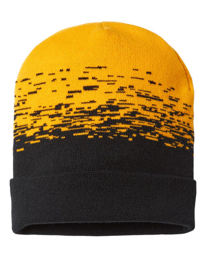 CAP AMERICA USA-Made Static Cuffed Beanie RKS12 #color_Black/ Gold