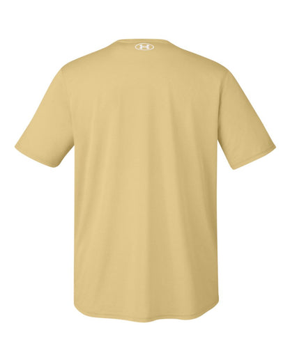 Under Armour Men's Team Tech™ T-Shirt 1376842 #color_Team Vegas Gold/ White