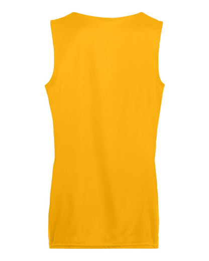 Augusta Sportswear Women's Reversible Wicking Tank Top 147 #color_Gold/ White