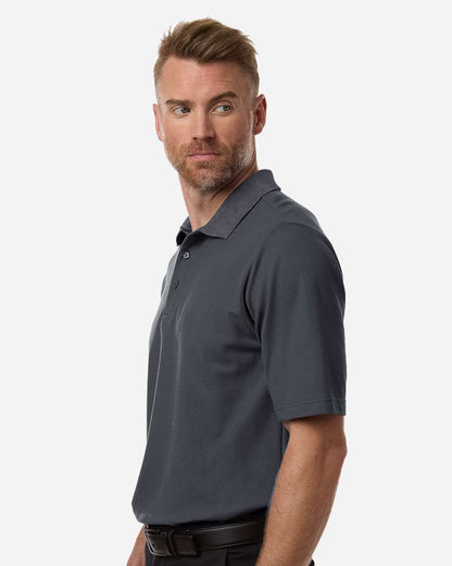 CORE365 Men's Tall Resolve CVC Performance Pique Polo CE106T #colormdl_Carbon