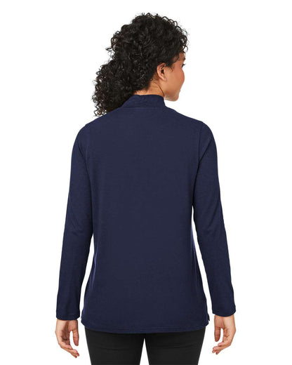 Devon & Jones Women's Raleigh Shawl Collar Knit Top DP121W #colormdl_Navy