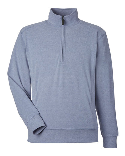 J. America Unisex Element Fleece Quarter-Zip Sweatshirt 8760 #color_Navy