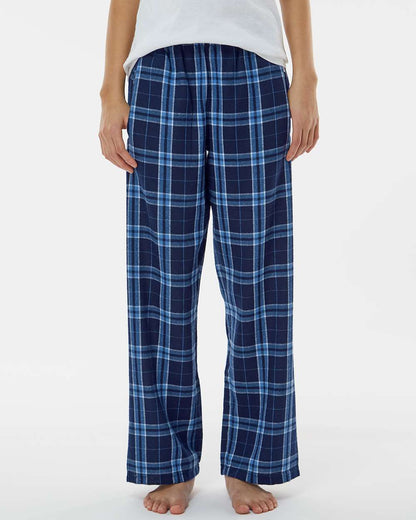 Boxercraft Youth Flannel Pants BY6624 #colormdl_Navy/ Columbia