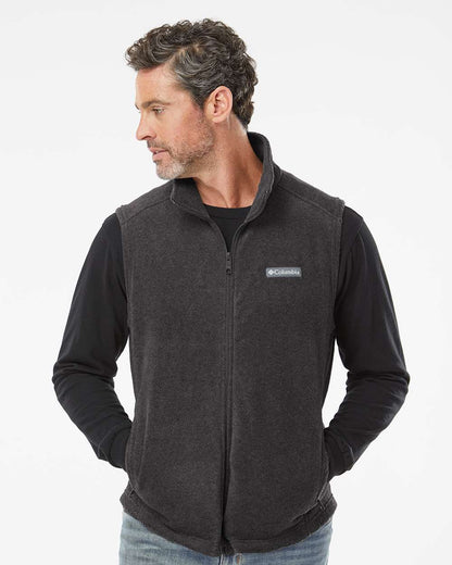 Columbia Men's Mountain™ Fleece Vest 163926 #colormdl_Charcoal Heather
