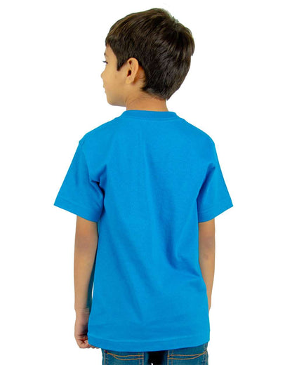 Shaka Wear Youth V-Neck T-Shirt SHVEEY #colormdl_Turquoise