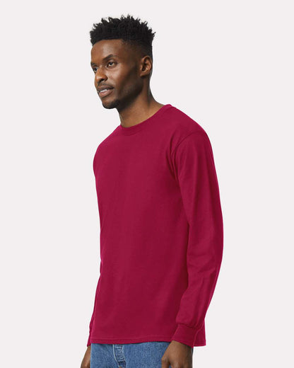 Gildan Unisex Ultra Cotton® Long Sleeve T-Shirt 2400 #colormdl_Cardinal Red