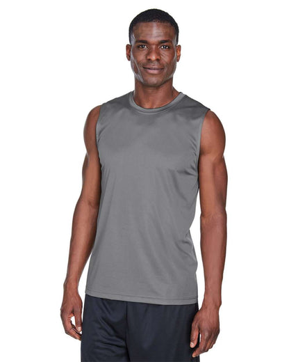 Team 365 Men's Zone Performance Muscle T-Shirt TT11M #colormdl_Sport Graphite
