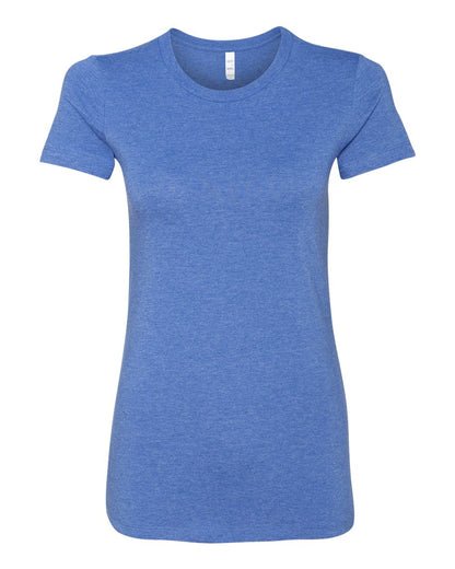 BELLA + CANVAS Women's Slim Fit Tee 6004 #color_Heather True Royal