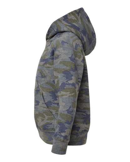 LAT Youth Fleece Hoodie Sweatshirt 2296 #color_Vintage Camo