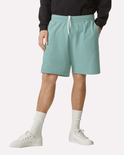 American Apparel Pique Unisex Gym Shorts 2PQ #colormdl_Arctic