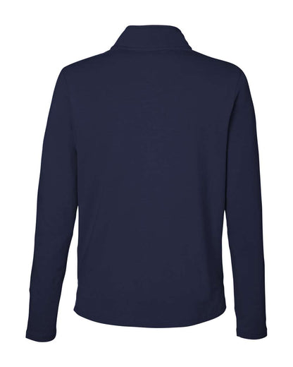 Devon & Jones Women's Raleigh Stretch Quarter-Zip Pullover DG425W #color_Navy