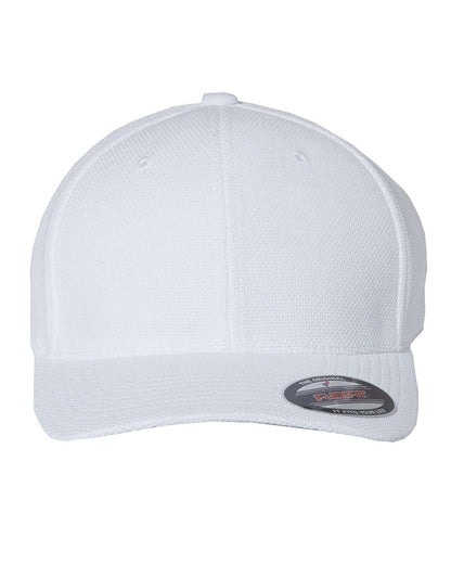 Flexfit Cool & Dry Piqué Mesh Cap 6577CD #color_White