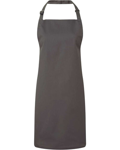 Artisan Collection by Reprime Recycled Bib Apron RP150 #color_Dark Grey