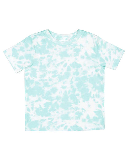 Rabbit Skins Toddler Fine Jersey Tee - Extended Colors 3321EX #color_Island Tie Dye