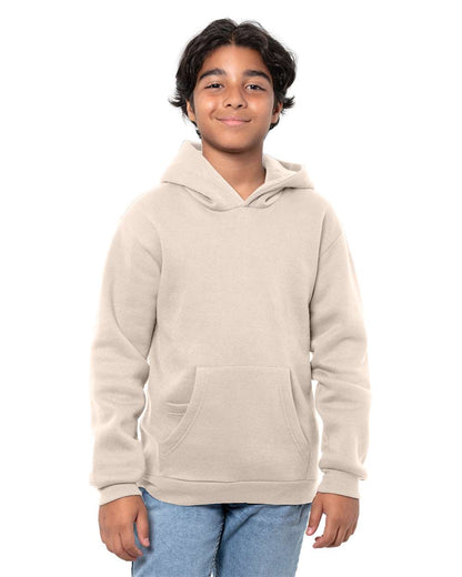 Threadfast Apparel Youth Epic Fleece Pullover Hooded Sweatshirt T2000B #colormdl_Sand