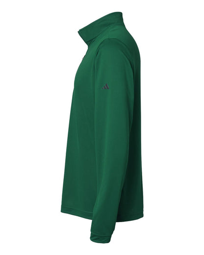 Adidas Lightweight Quarter-Zip Pullover A401 #color_Collegiate Green