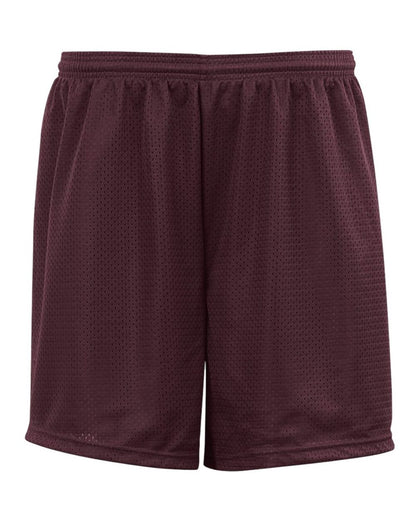 C2 Sport Youth Mesh Shorts 5209 #color_Maroon