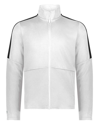 Holloway Men's Tall Crosstown Jacket 223530T #color_White/ Black