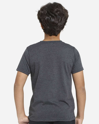 Threadfast Apparel Youth Epic CVC T-Shirt T1001B #colormdl_Heather Black