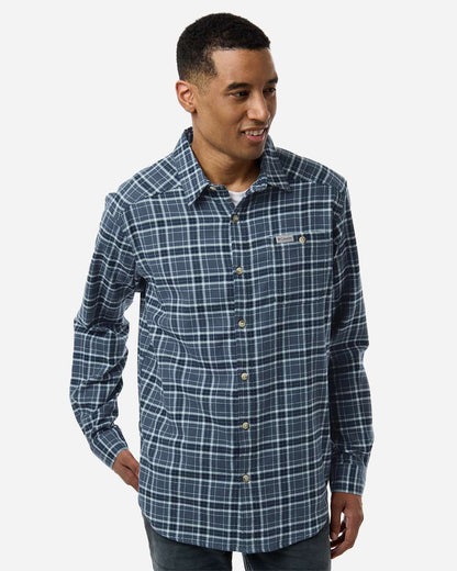 Columbia Men's Cornell Woods™ Flannel Shirt 161795 #colormdl_Dark Mountain Quad Check