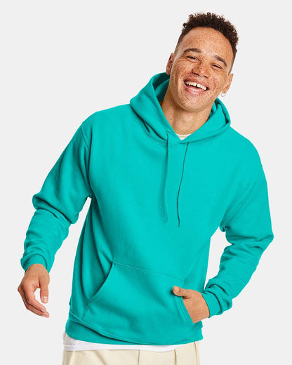Hanes Unisex EcoSmart® Hooded Sweatshirt P170 #colormdl_Athletic Teal