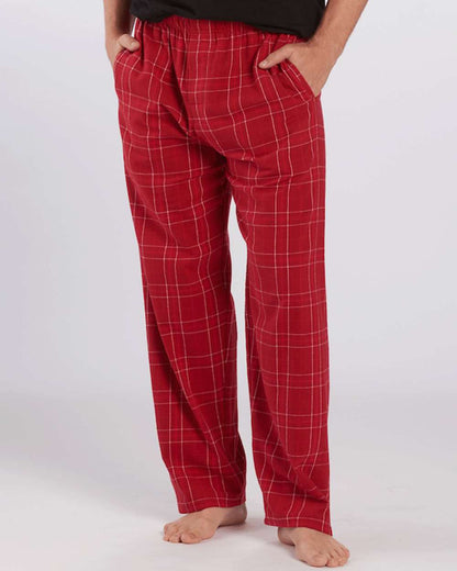 Boxercraft Men's Harley Flannel Pants BM6624 #colormdl_Crimson Field Day Plaid