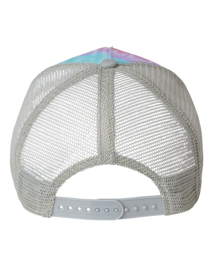 Colortone Tie-Dyed Five-Panel Trucker Cap 9200 #color_Pastel