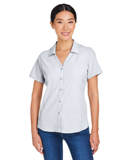 CORE365 Women's Ultra UVP® Marina Shirt CE510W #colormdl_Platinum