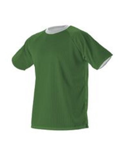 Badger Youth eXtreme Mesh Reversible Jersey 56REVY #color_Kelly/ White