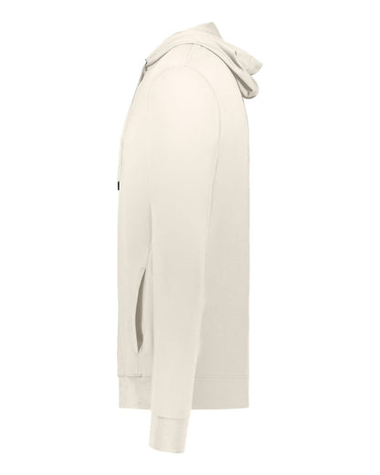 Holloway Youth Eco Revive™ Ventura Soft Knit Hooded Sweatshirt 222698 #color_Birch