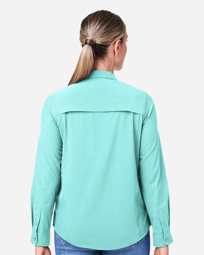 CORE365 Women's Ultra UVP® Marina Shirt CE510LW #colormdl_Sea Glass
