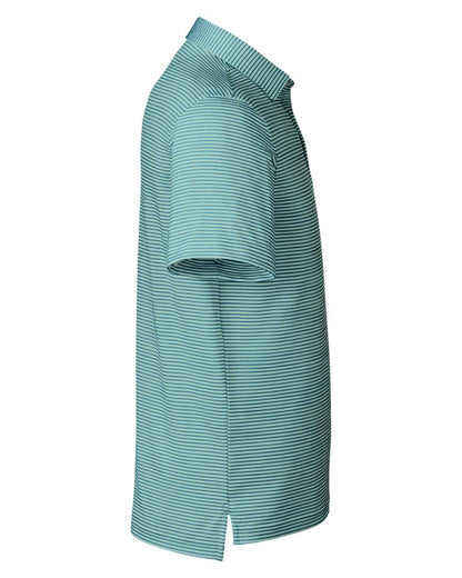 vineyard vines Men's Bradley Stripe Sankaty Polo G012426 #color_Sea Clay Green