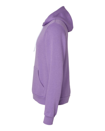 BELLA + CANVAS Sponge Fleece Hoodie 3719 #color_Heather Team Purple