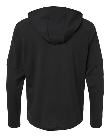 Adidas Men's Half-Zip Hooded Anorak A607 #color_Black