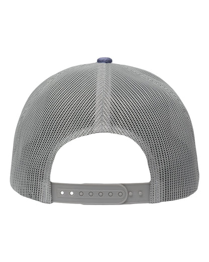 Sportsman Modern Five-Panel Trucker Fit Cap SP1550 #color_Old Wash Navy/ Grey