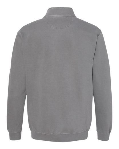 Comfort Colors Unisex Garment-Dyed Quarter-Zip Sweatshirt 1580 #color_Grey