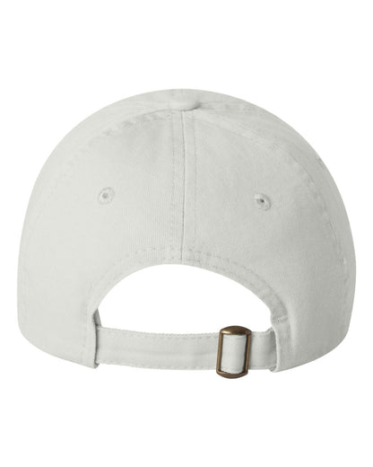 Valucap Youth Small Fit Bio-Washed Dad Hat VC300Y #color_White