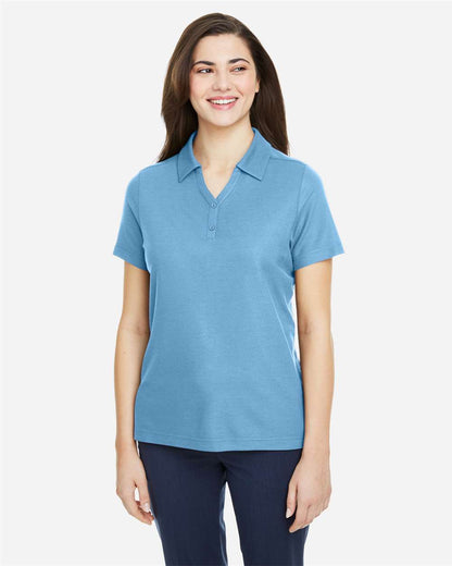 CORE365 Women's Fusion ChromaSoft™ Pique Polo CE112W #colormdl_Columbia Blue
