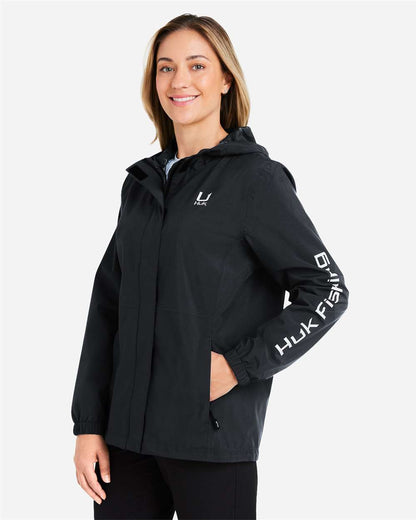 HUK Women's Storm Rain Jacket H640027 #colormdl_Black