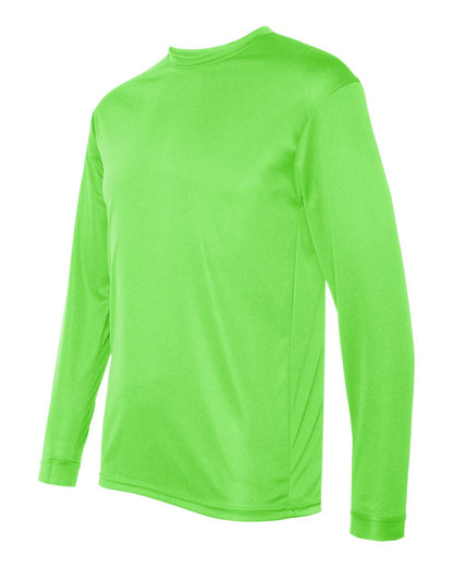 C2 Sport Performance Long Sleeve T-Shirt 5104 #color_Lime