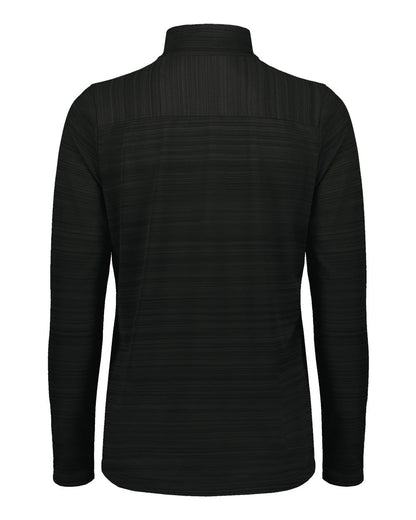 Augusta Sportswear Women's Pursuit Quarter-Zip Pullover 7012 #color_Black