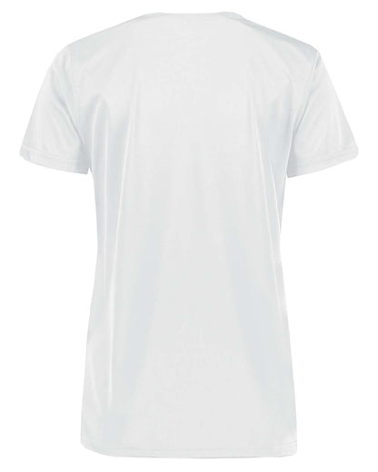 Holloway Women's Momentum V-Neck T-Shirt 222820 #color_White