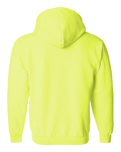Gildan Unisex Heavy Blend™ Full-Zip Hooded Sweatshirt 18600 #color_Safety Green
