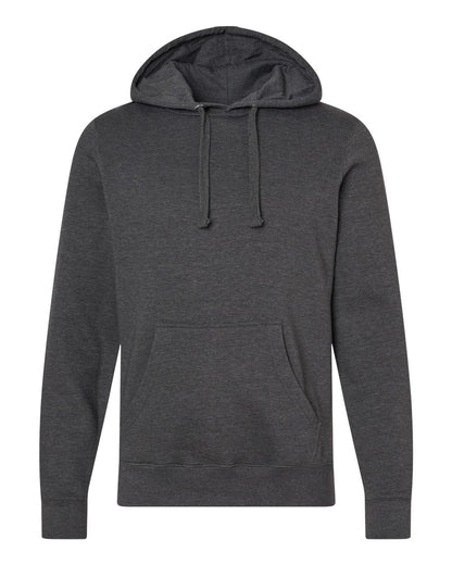 J. America Unisex BTB Fleece Hooded Sweatshirt 8720 #color_Charcoal Heather