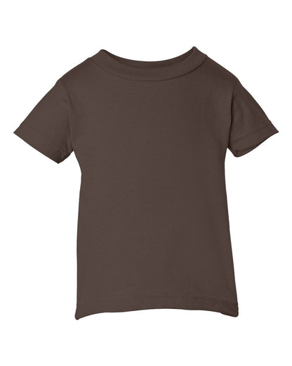 Rabbit Skins Infant Cotton Jersey Tee 3401 #color_Brown