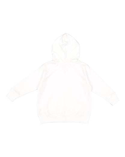 Rabbit Skins Toddler Full-Zip Fleece Hoodie Sweatshirt 3346 #color_White